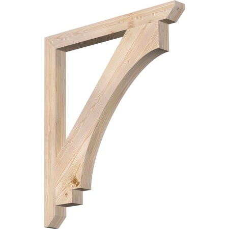 Ekena Millwork Imperial Slat Smooth Bracket, Douglas Fir, 3 1/2"W x 38"D x 44"H BKT04X38X44IMP06SDF